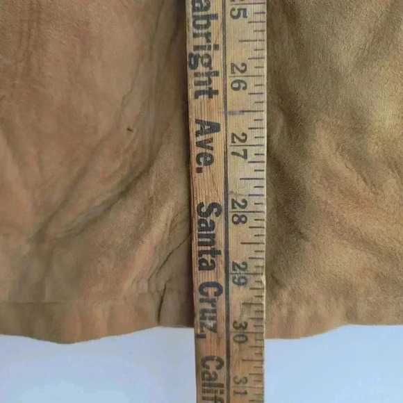 Robert Lewis Tan Suede Ranch Coat Jacket Chore Removable Liner Vest Men's 40 - Picture 12 of 13